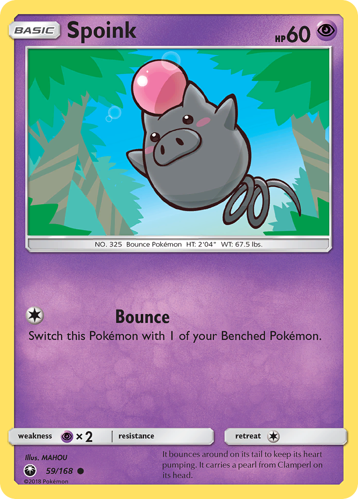 Spoink (59/168) [Sun & Moon: Celestial Storm] | Mega City Incorporated