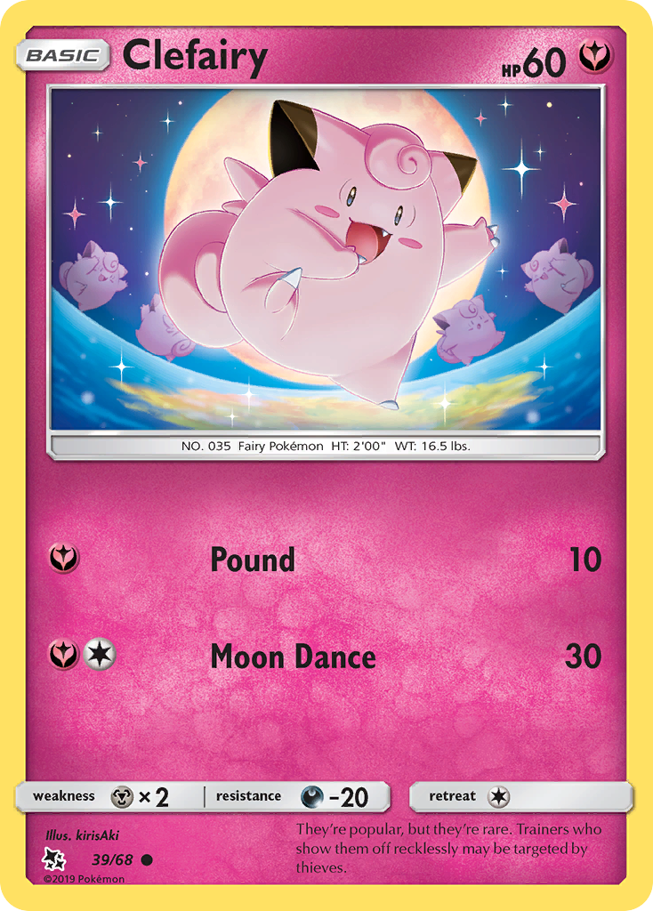 Clefairy (39/68) [Sun & Moon: Hidden Fates] | Mega City Incorporated