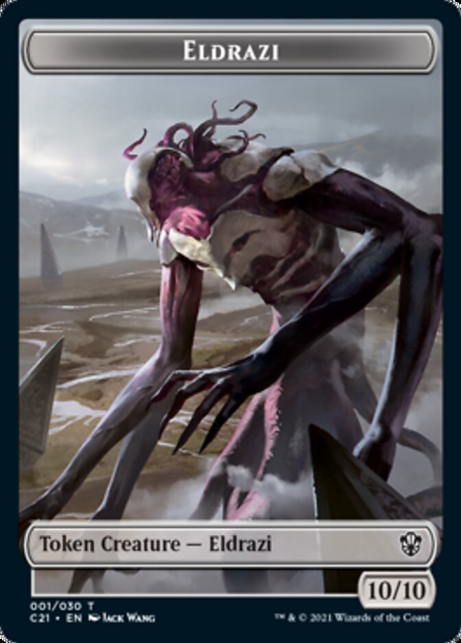 Eldrazi // Champion of Wits Token [Commander 2021 Tokens] | Mega City Incorporated