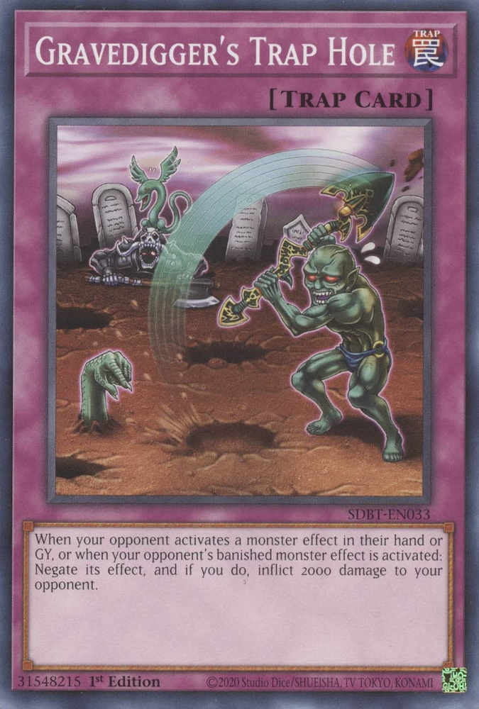Gravedigger's Trap Hole [SDBT-EN033] Common | Mega City Incorporated