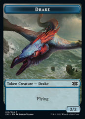 Drake // Aven Initiate Double-sided Token [Double Masters 2022 Tokens] | Mega City Incorporated