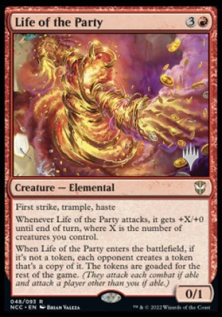 Life of the Party (Promo Pack) [Streets of New Capenna Commander Promos] | Mega City Incorporated