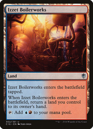 Izzet Boilerworks [Commander 2016] | Mega City Incorporated