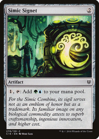 Simic Signet [Commander 2016] | Mega City Incorporated