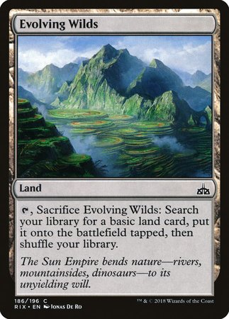 Evolving Wilds [Rivals of Ixalan] | Mega City Incorporated