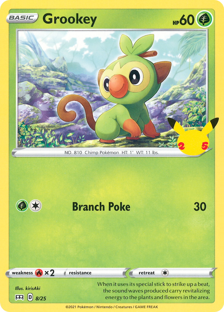 Grookey (8/25) [McDonald's 25th Anniversary] | Mega City Incorporated