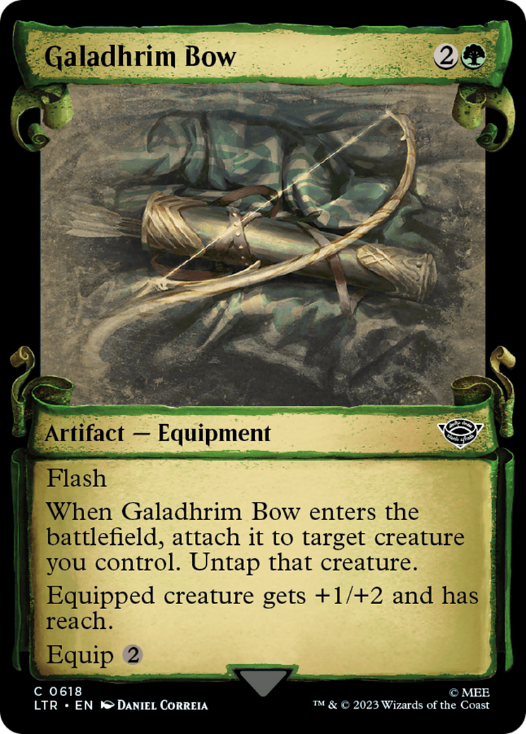 Galadhrim Bow [The Lord of the Rings: Tales of Middle-Earth Showcase Scrolls] | Mega City Incorporated