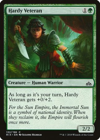 Hardy Veteran [Rivals of Ixalan] | Mega City Incorporated