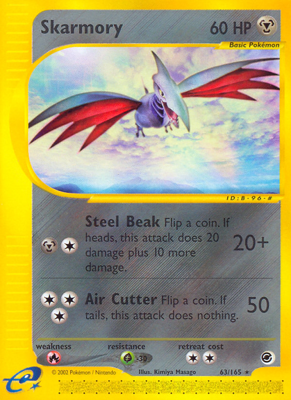 Skarmory (63/165) [Expedition: Base Set] | Mega City Incorporated