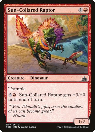 Sun-Collared Raptor [Rivals of Ixalan] | Mega City Incorporated