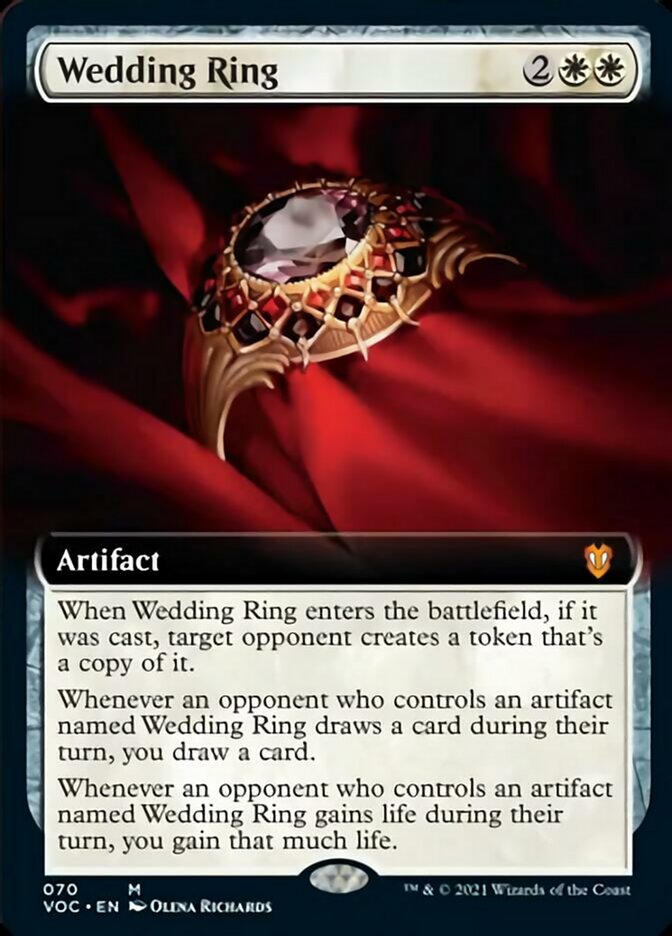 Wedding Ring (Extended) [Innistrad: Crimson Vow Commander] | Mega City Incorporated