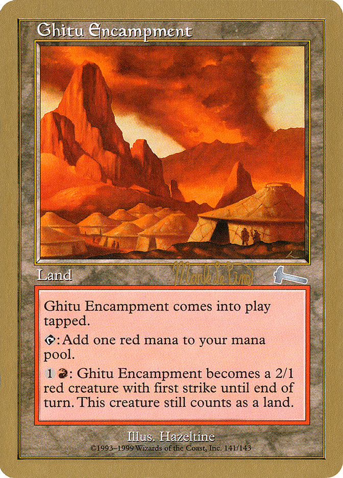 Ghitu Encampment (Mark Le Pine) [World Championship Decks 1999] | Mega City Incorporated