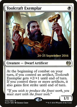 Toolcraft Exemplar [Kaladesh Promos] | Mega City Incorporated