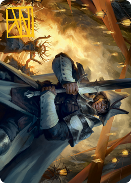 Ritual Guardian Art Card (Gold-Stamped Signature) [Innistrad: Midnight Hunt Art Series] | Mega City Incorporated