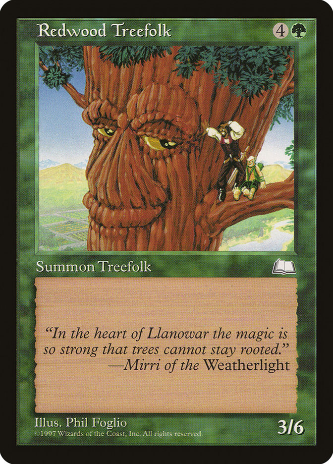 Redwood Treefolk [Weatherlight] | Mega City Incorporated