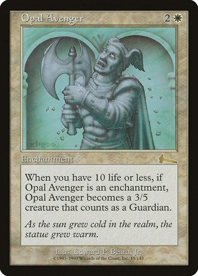 Opal Avenger [Urza's Legacy] | Mega City Incorporated