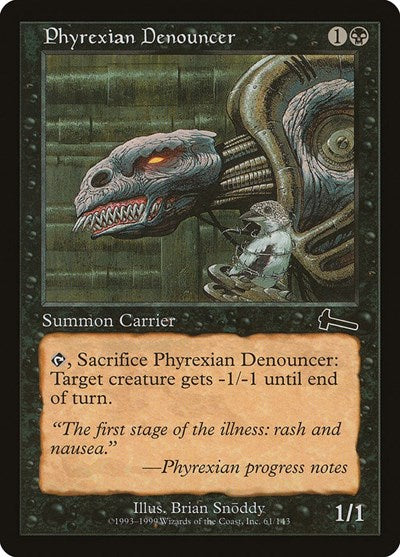 Phyrexian Denouncer [Urza's Legacy] | Mega City Incorporated