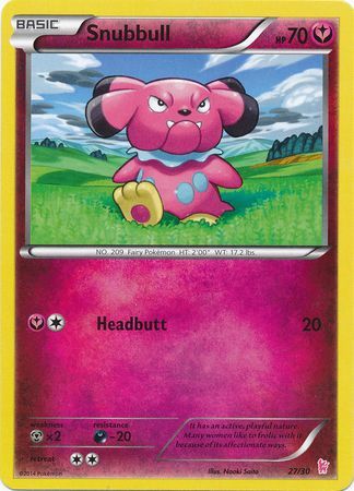 Snubbull (27/30) [XY: Trainer Kit - Sylveon] | Mega City Incorporated