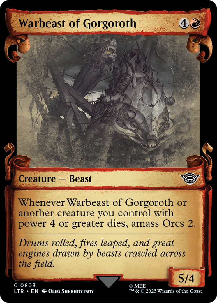 Warbeast of Gorgoroth [The Lord of the Rings: Tales of Middle-Earth Showcase Scrolls] | Mega City Incorporated