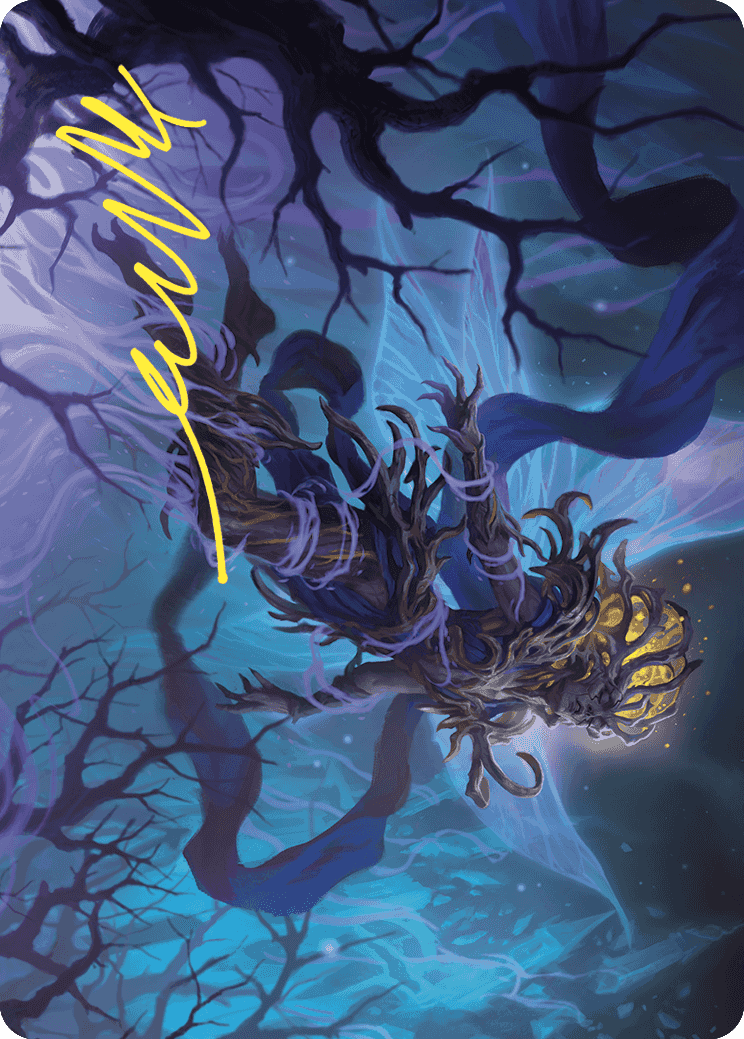 Sleep-Cursed Faerie Art Card (Gold-Stamped Signature) [Wilds of Eldraine Art Series] | Mega City Incorporated