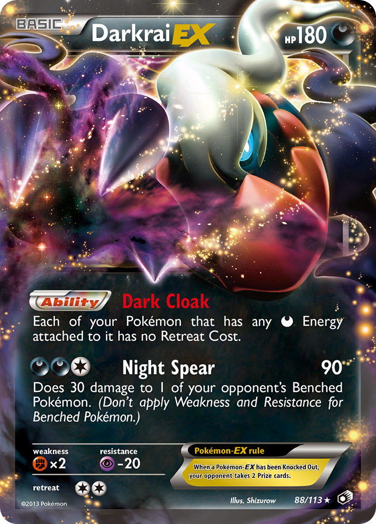 Darkrai EX (88/113) [Black & White: Legendary Treasures] | Mega City Incorporated