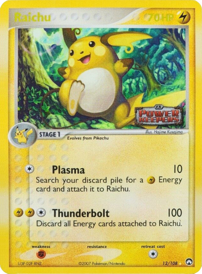 Raichu (12/108) (Stamped) [EX: Power Keepers] | Mega City Incorporated