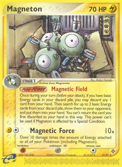 Magneton (17/97) [EX: Dragon] | Mega City Incorporated