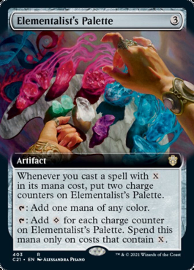 Elementalist's Palette (Extended) [Commander 2021] | Mega City Incorporated