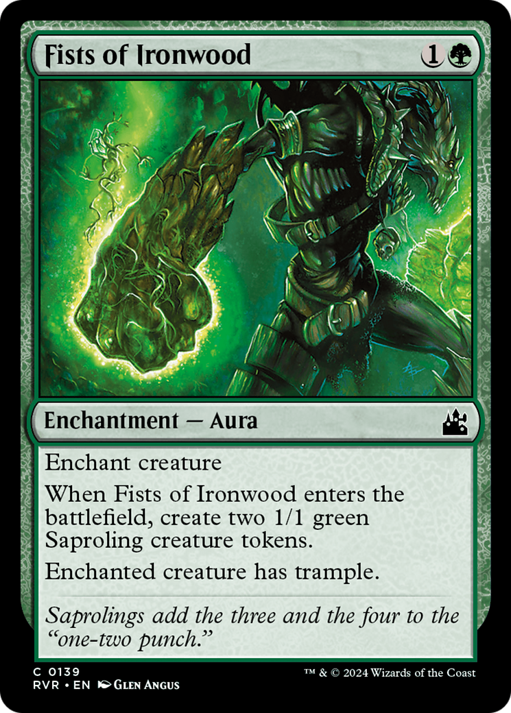 Fists of Ironwood [Ravnica Remastered] | Mega City Incorporated