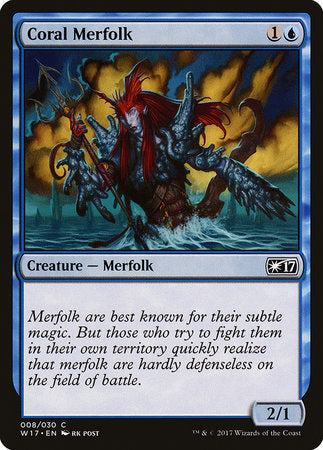 Coral Merfolk [Welcome Deck 2017] | Mega City Incorporated