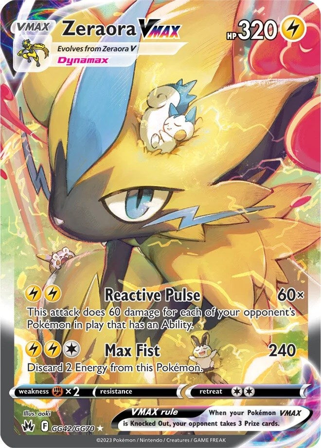 Zeraora VMAX (GG42/GG70) [Sword & Shield: Crown Zenith] | Mega City Incorporated