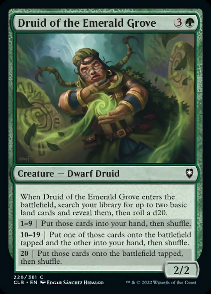 Druid of the Emerald Grove [Commander Legends: Battle for Baldur's Gate] | Mega City Incorporated