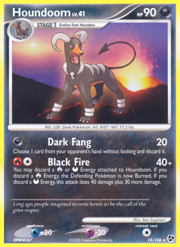 Houndoom (18/106) [Diamond & Pearl: Great Encounters] | Mega City Incorporated