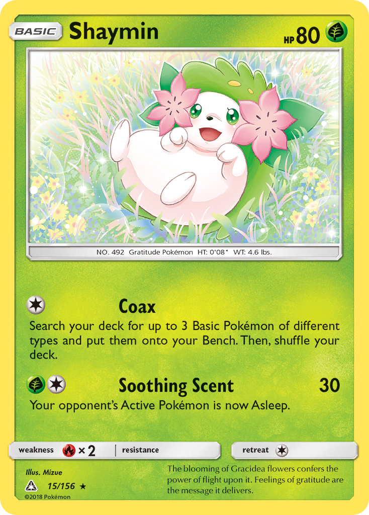 Shaymin (15/156) [Sun & Moon: Ultra Prism] | Mega City Incorporated