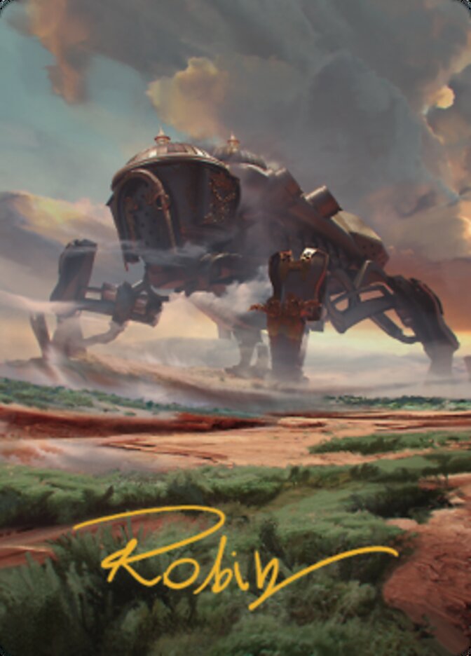 Plains (2) Art Card (Gold-Stamped Signature) [The Brothers' War Art Series] | Mega City Incorporated