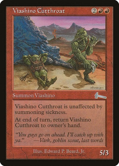 Viashino Cutthroat [Urza's Legacy] | Mega City Incorporated