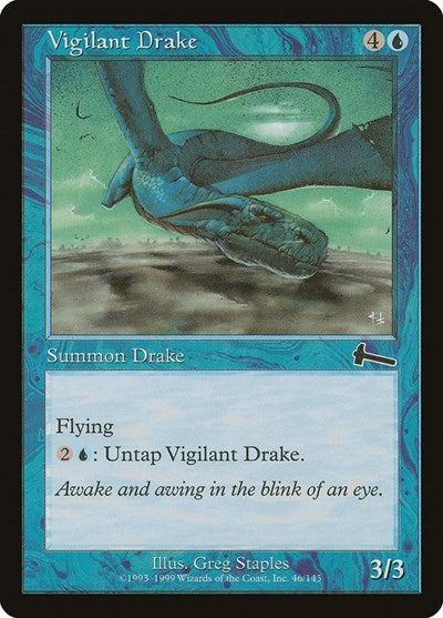 Vigilant Drake [Urza's Legacy] | Mega City Incorporated