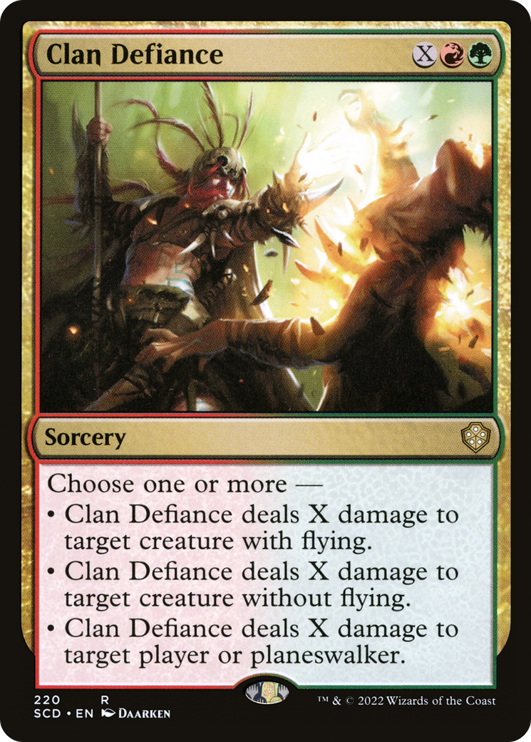 Clan Defiance [Starter Commander Decks] | Mega City Incorporated