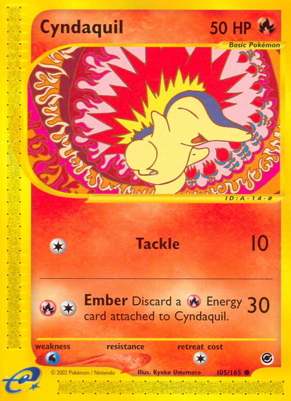 Cyndaquil (105/165) [Expedition: Base Set] | Mega City Incorporated