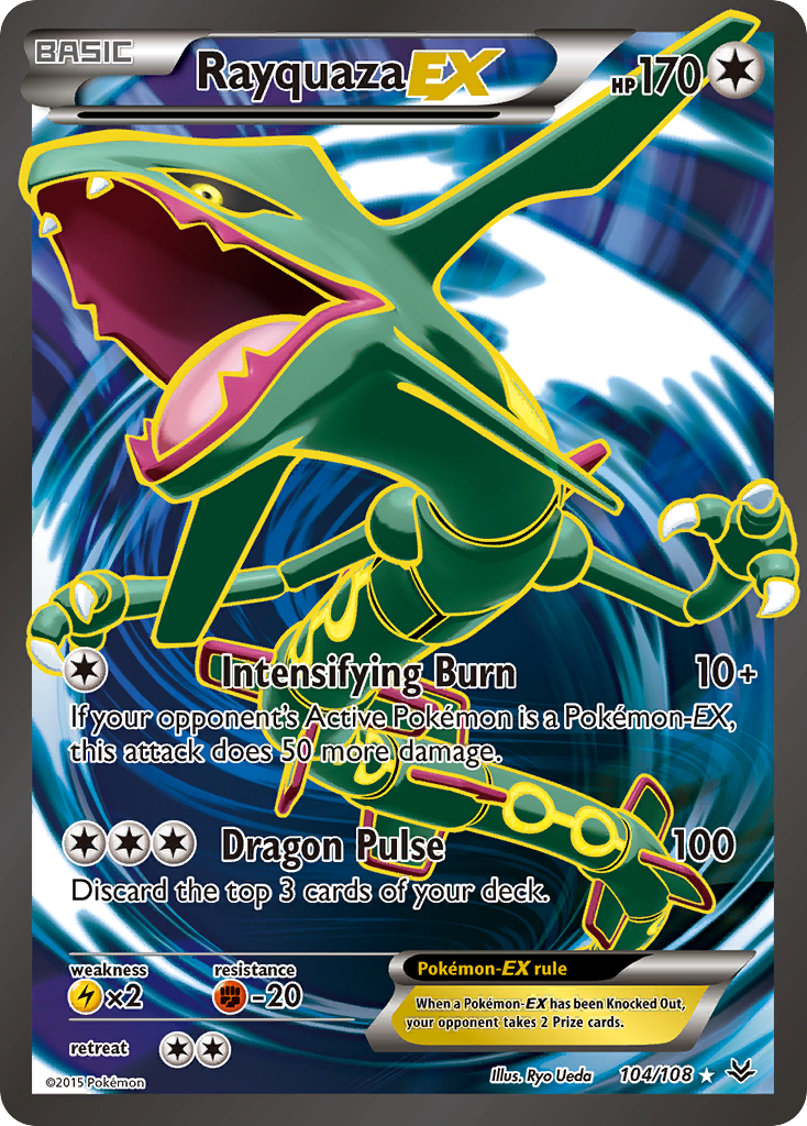 Rayquaza EX (104/108) [XY: Roaring Skies] | Mega City Incorporated