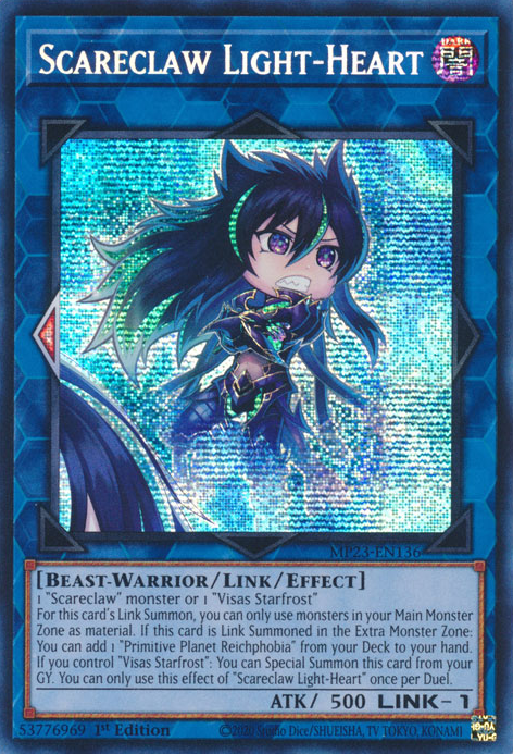 Scareclaw Light-Heart [MP23-EN136] Prismatic Secret Rare | Mega City Incorporated