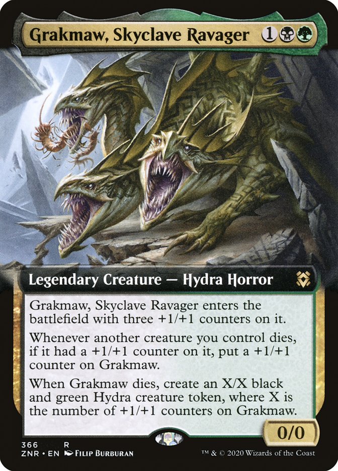 Grakmaw, Skyclave Ravager (Extended Art) [Zendikar Rising] | Mega City Incorporated