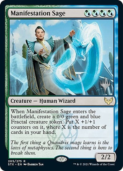 Manifestation Sage (Promo Pack) [Strixhaven: School of Mages Promos] | Mega City Incorporated