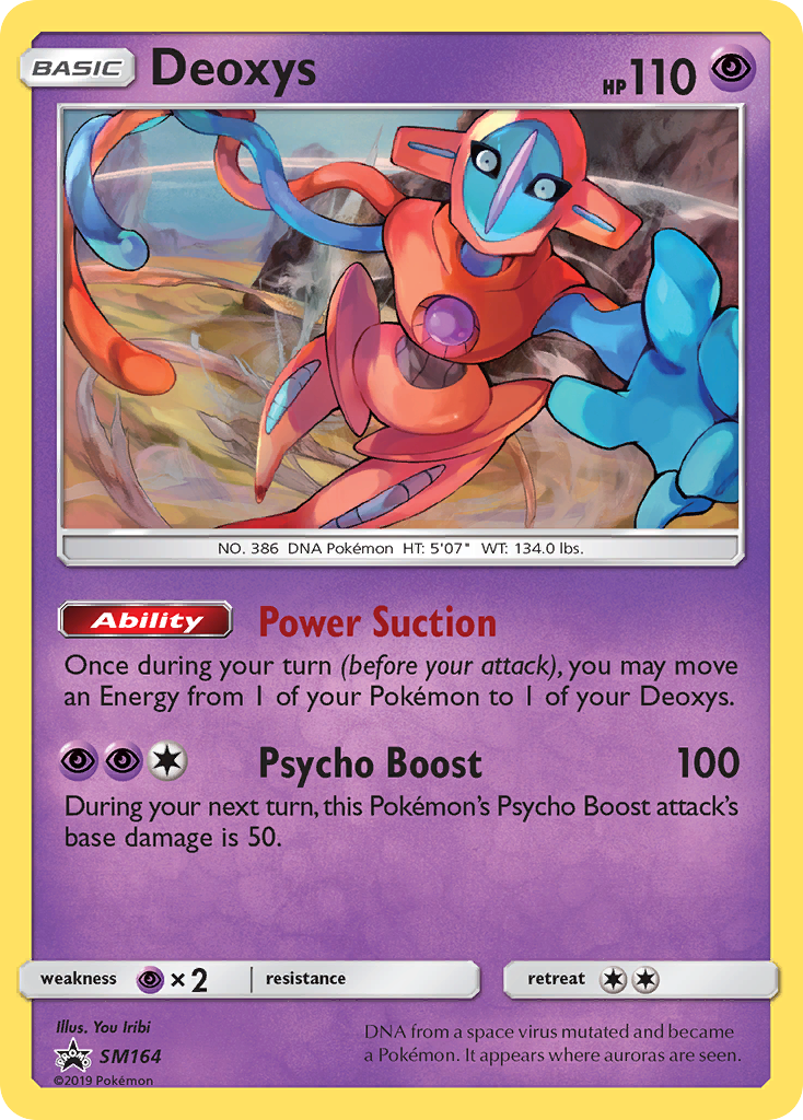 Deoxys (SM164) [Sun & Moon: Black Star Promos] | Mega City Incorporated