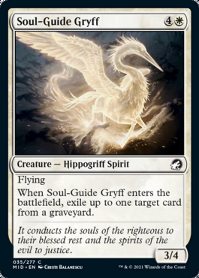 Soul-Guide Gryff [Innistrad: Midnight Hunt] | Mega City Incorporated