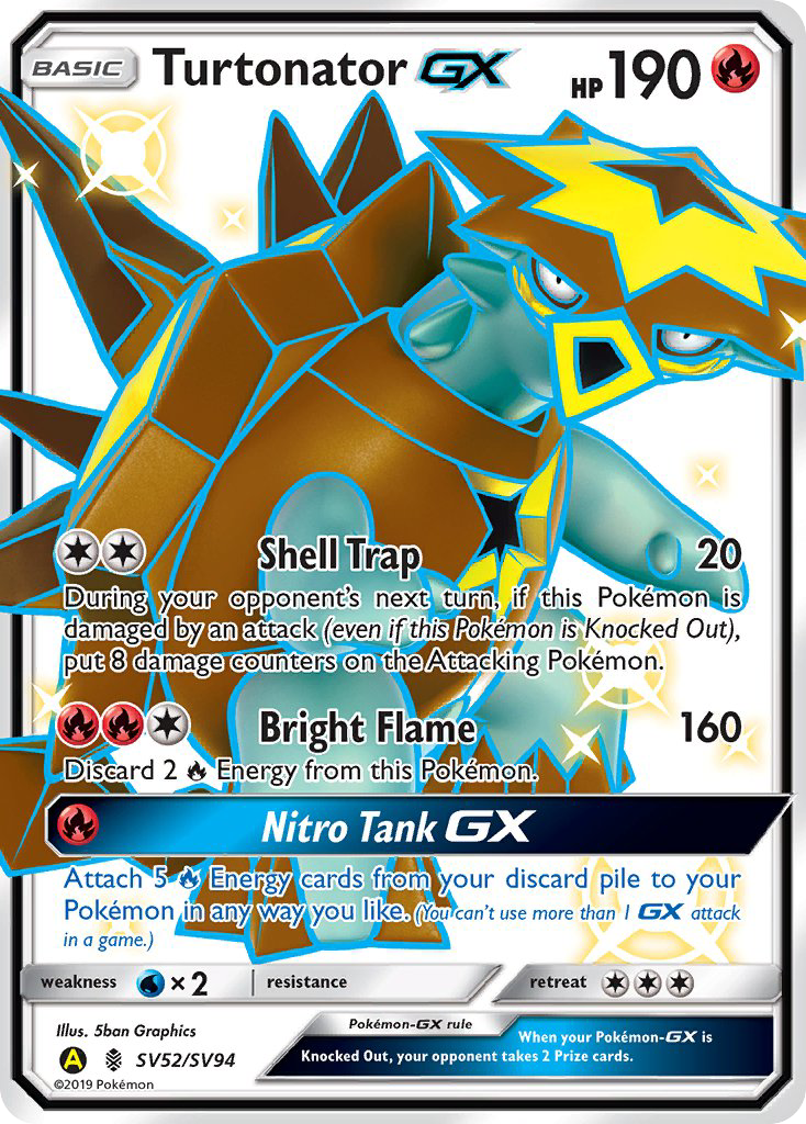 Turtonator GX (SV52/SV94) [Sun & Moon: Hidden Fates - Shiny Vault] | Mega City Incorporated