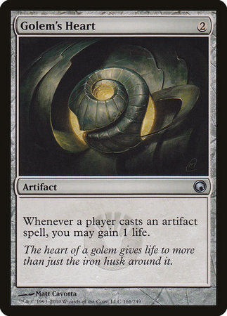 Golem's Heart [Scars of Mirrodin] | Mega City Incorporated