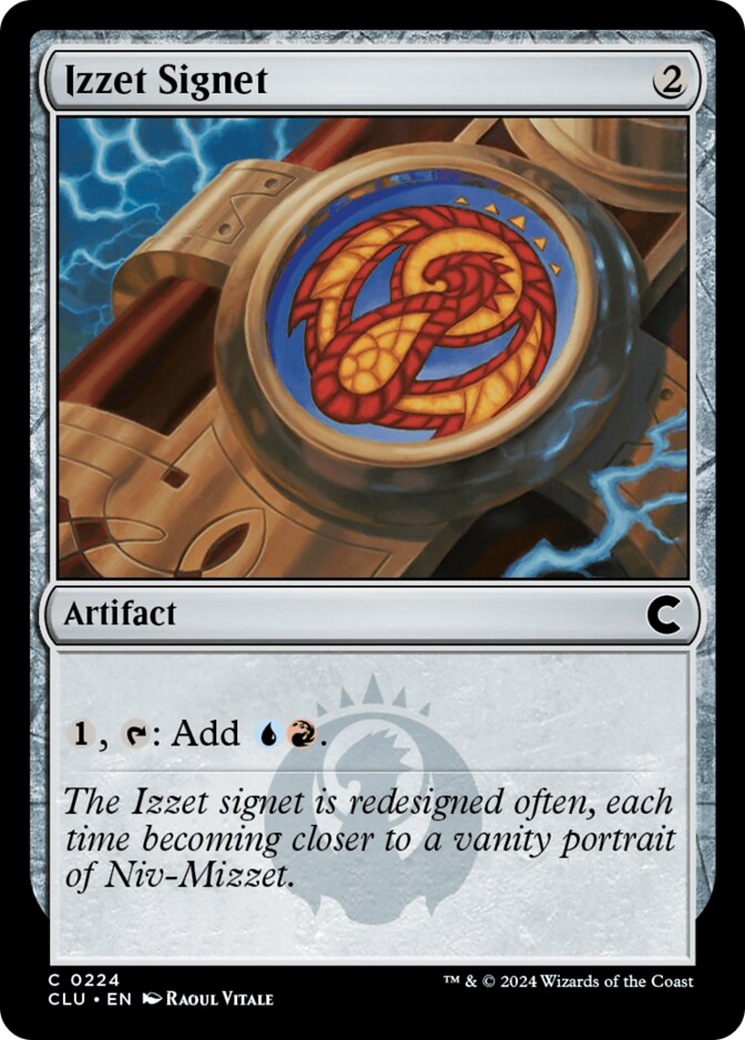 Izzet Signet [Ravnica: Clue Edition] | Mega City Incorporated