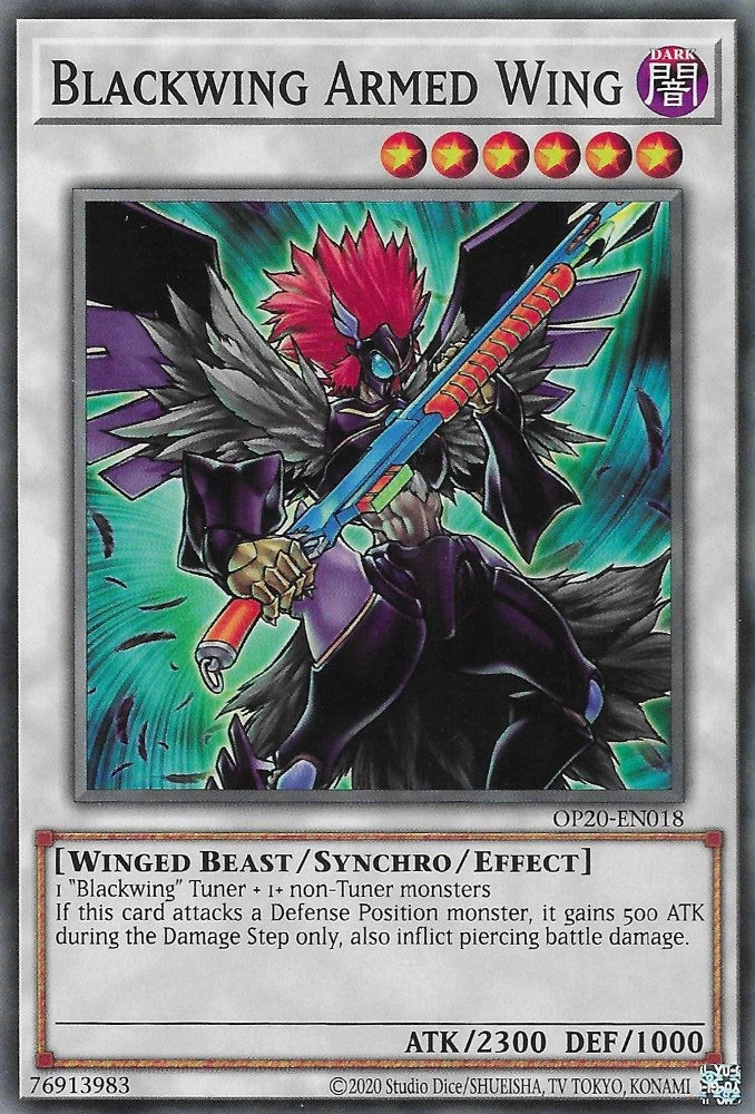 Blackwing Armed Wing [OP20-EN018] Common | Mega City Incorporated