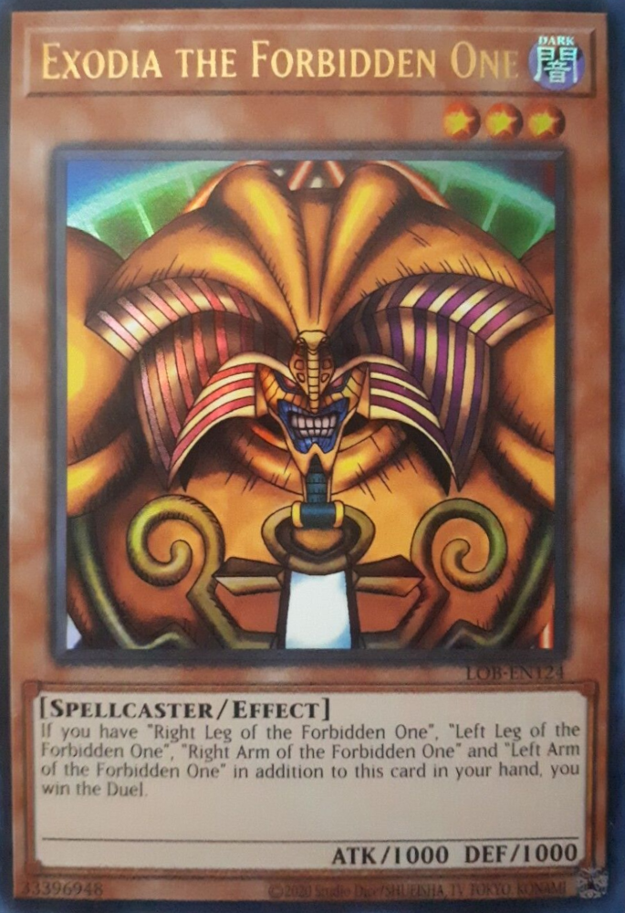 Exodia the Forbidden One (25th Anniversary) [LOB-EN124] Ultra Rare | Mega City Incorporated